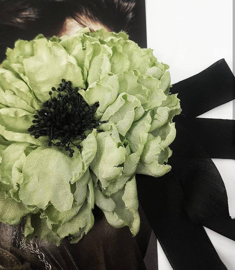 Big silk flower accessory-1 - MajulaHandmade