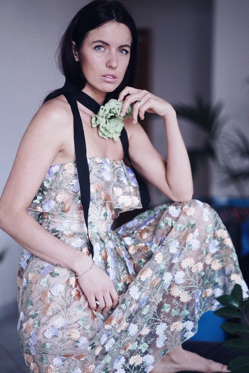 Big silk flower accessory-4- MajulaHandmade