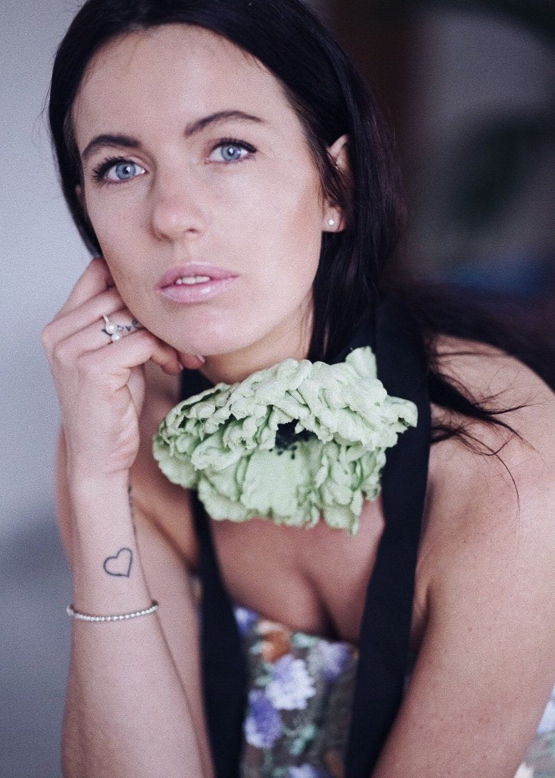 Big silk flower accessory - MajulaHandmade