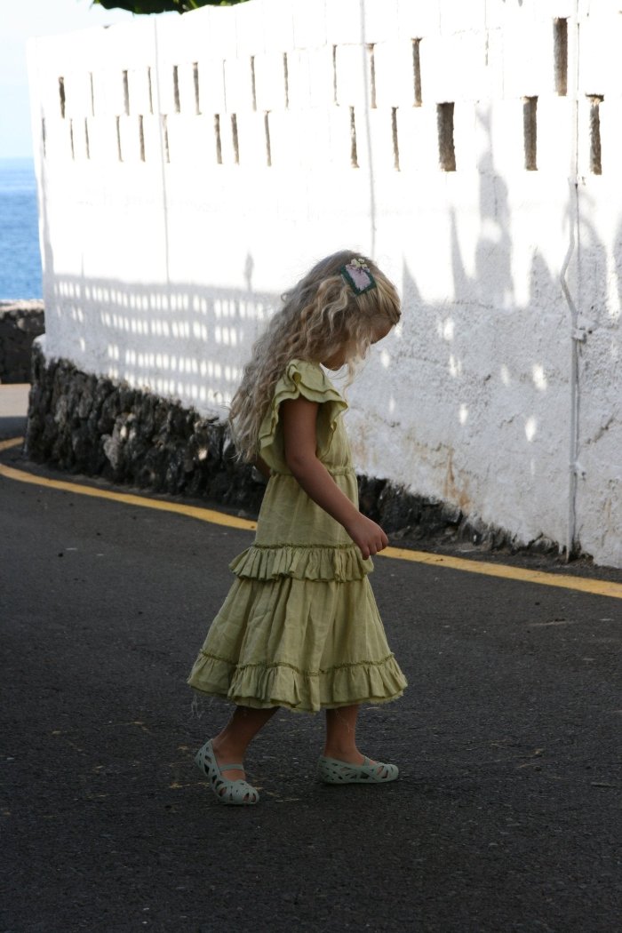 Bohemian linen dress - FRESH BLAIZE-3- MajulaHandmade