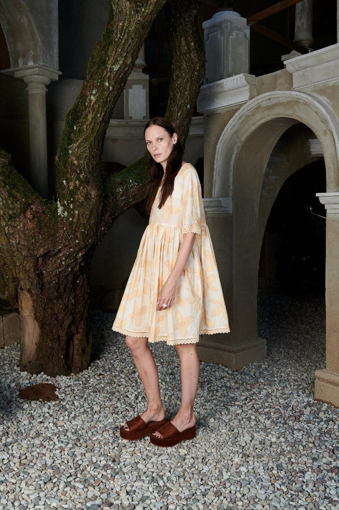Boho - chic floral dress - GINGER-1- MajulaHandmade