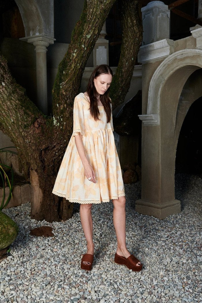 Boho - chic floral dress - GINGER-4- MajulaHandmade
