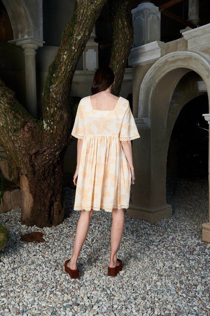 Boho - chic floral dress - GINGER-5 - MajulaHandmade