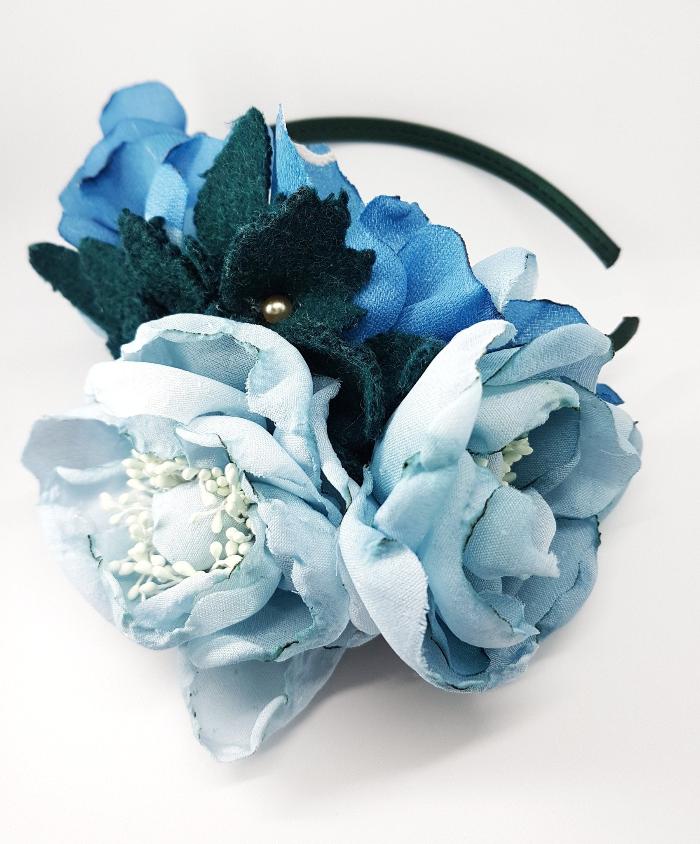Boho Chic Luxury Flower Headband -Little miss-2 - MajulaHandmade