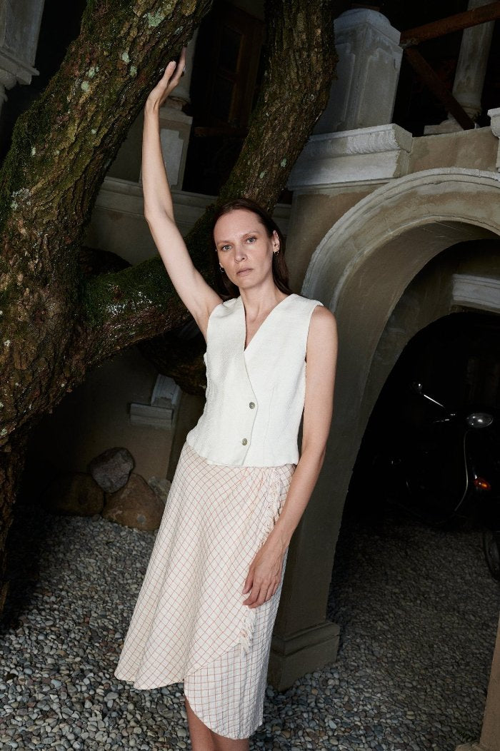 Classic fitted vest - FRANKIE-3- MajulaHandmade