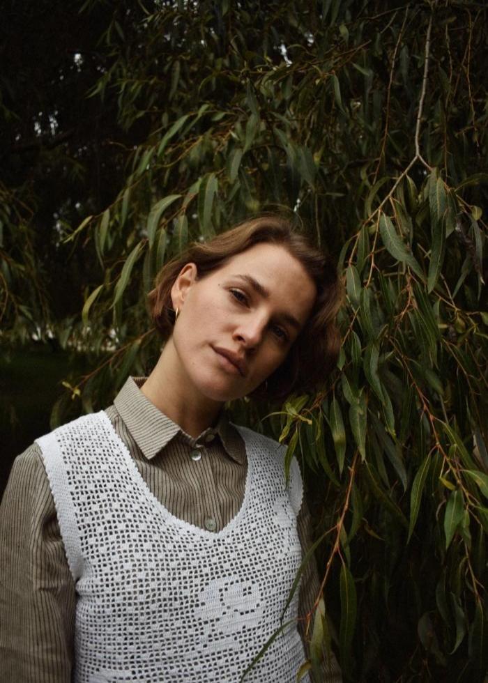 Crocheted rose blouse-3-Majulahandmade