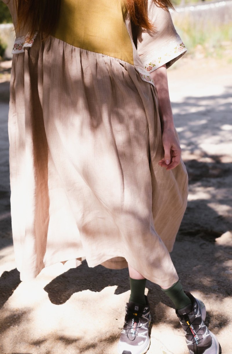Effortless linen dress - FREEDOM-3 - MajulaHandmade
