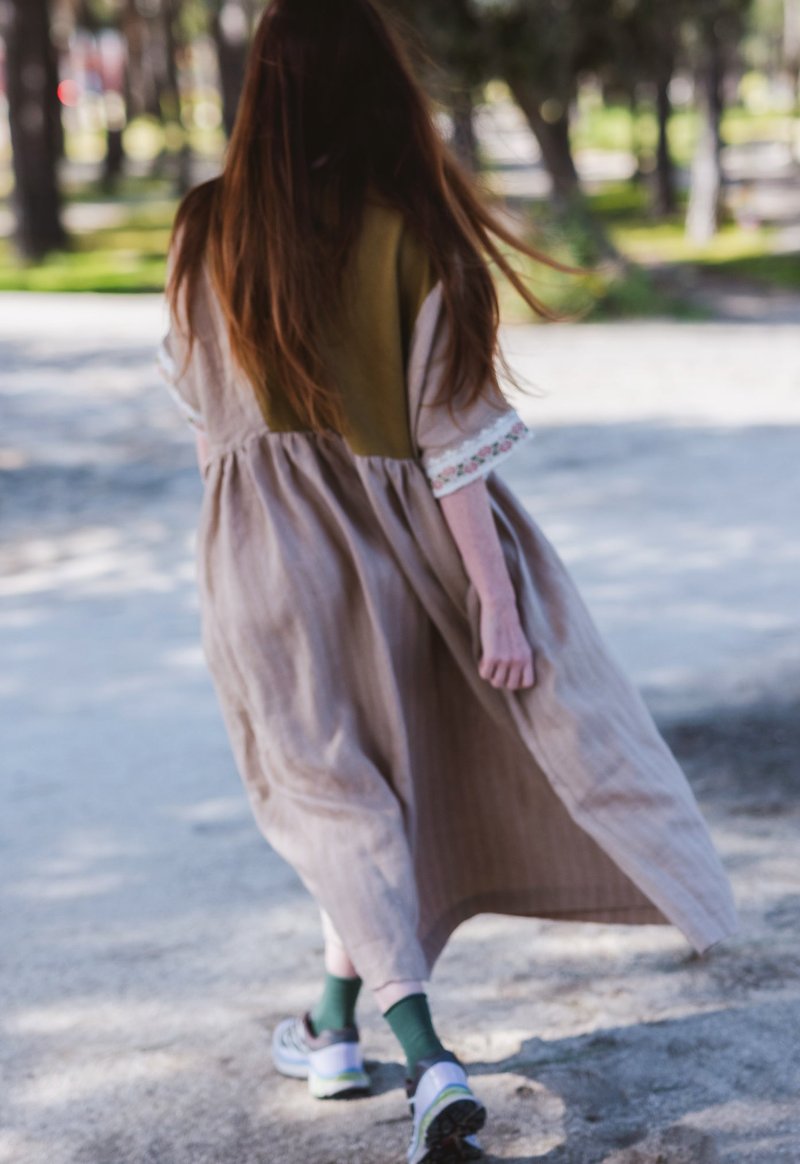 Effortless linen dress - FREEDOM-4 - MajulaHandmade