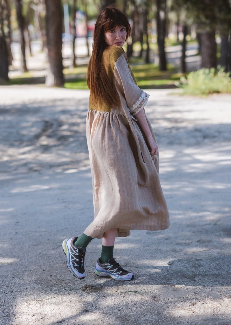 Effortless linen dress - FREEDOM-6- MajulaHandmade