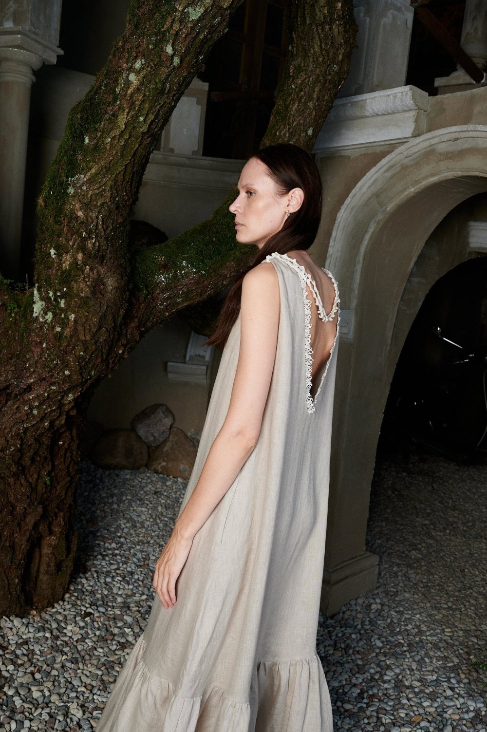 Elegant Loose-Fit Maxi Dress- STELLA-9 - MajulaHandmade