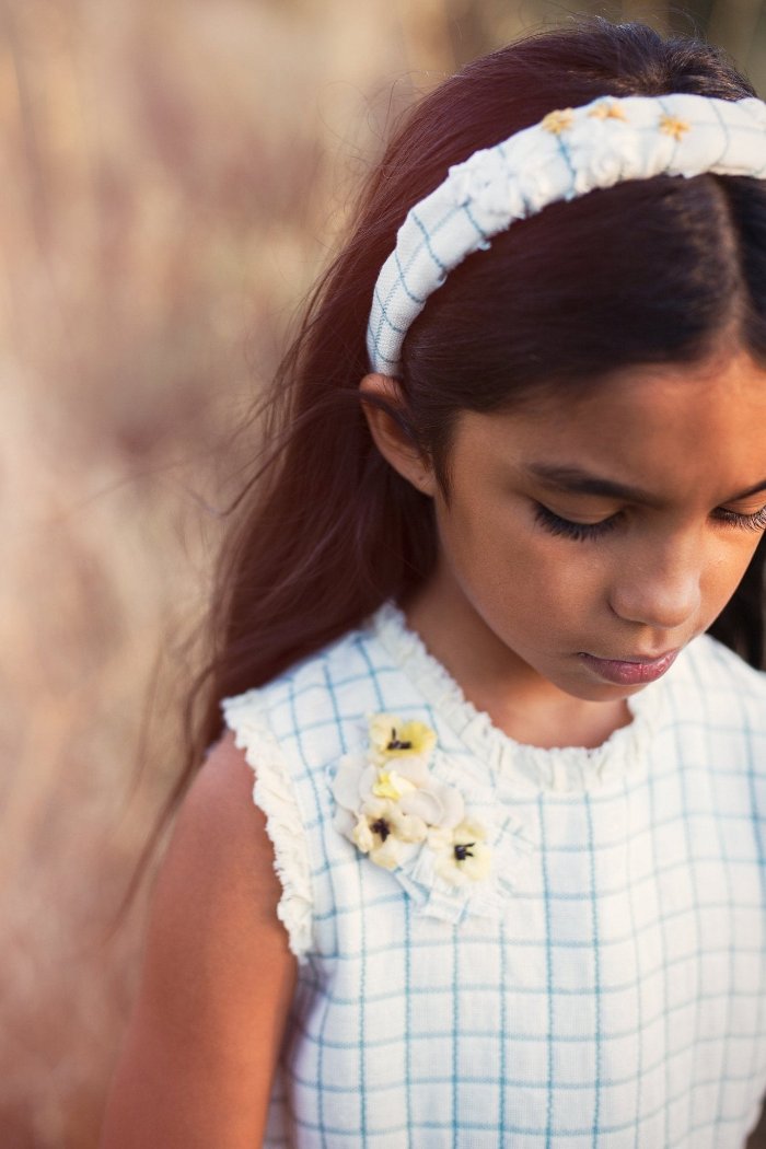 Embroidered headband - BIG DREAMS-4 - MajulaHandmade