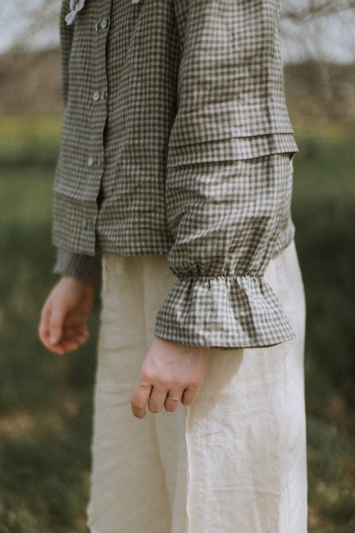 French style linen blouse1