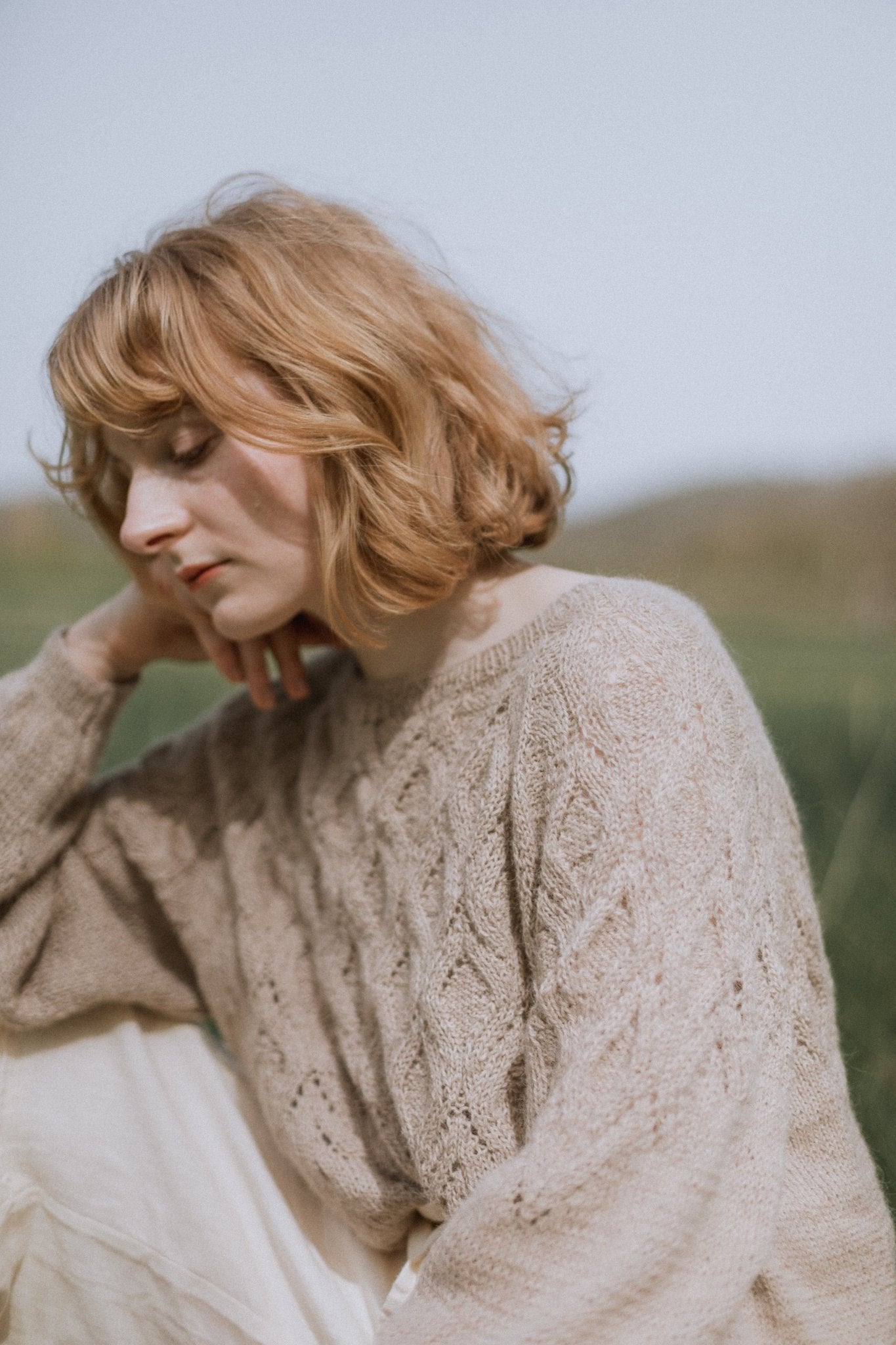 Hand Knitted Merino Wool Sweater-2- MajulaHandmade