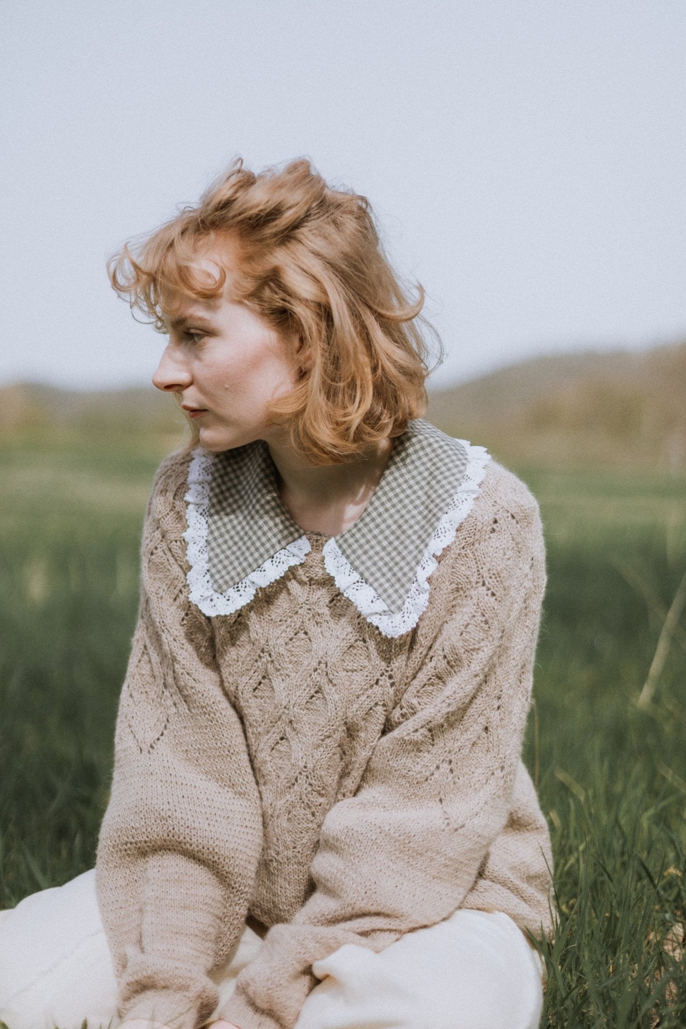 Hand Knitted Merino Wool Sweater-3 - MajulaHandmade