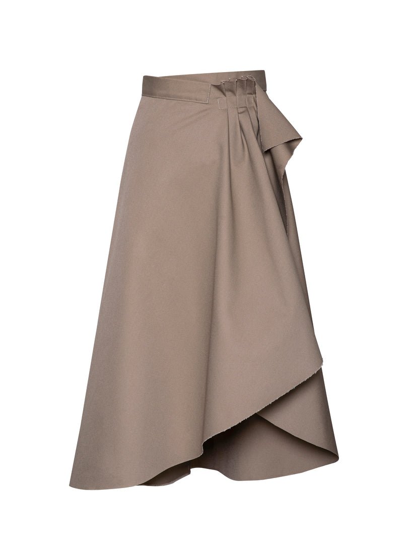 Linen cotton wrap skirt  - ANERES-1 - MajulaHandmade