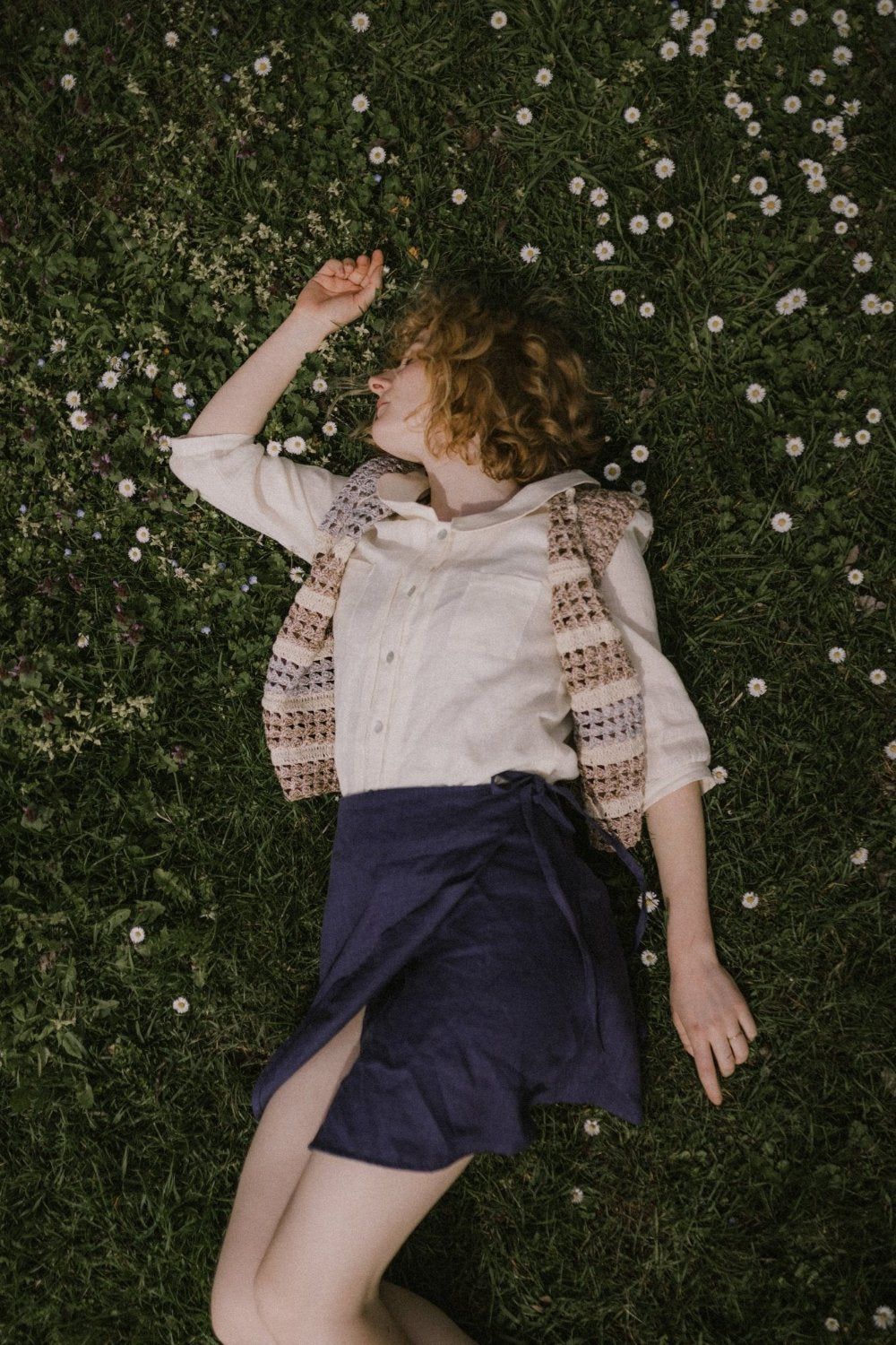 Mini linen skirt - JULIETTE-1 - MajulaHandmade