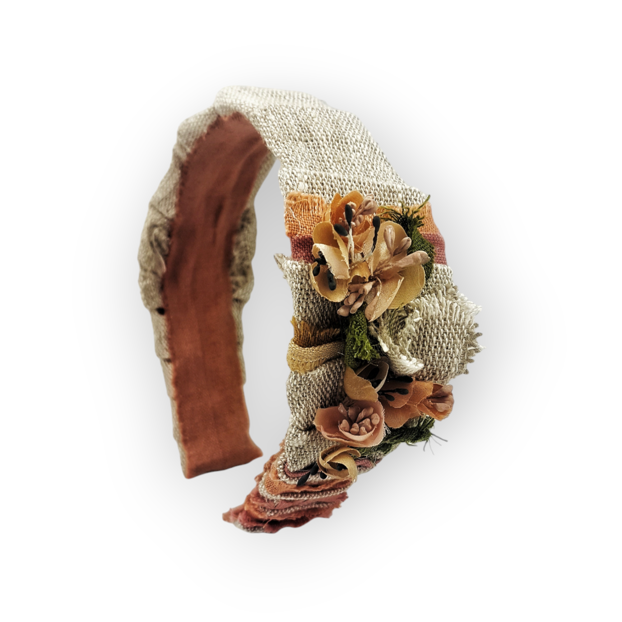 Dried flowers headband