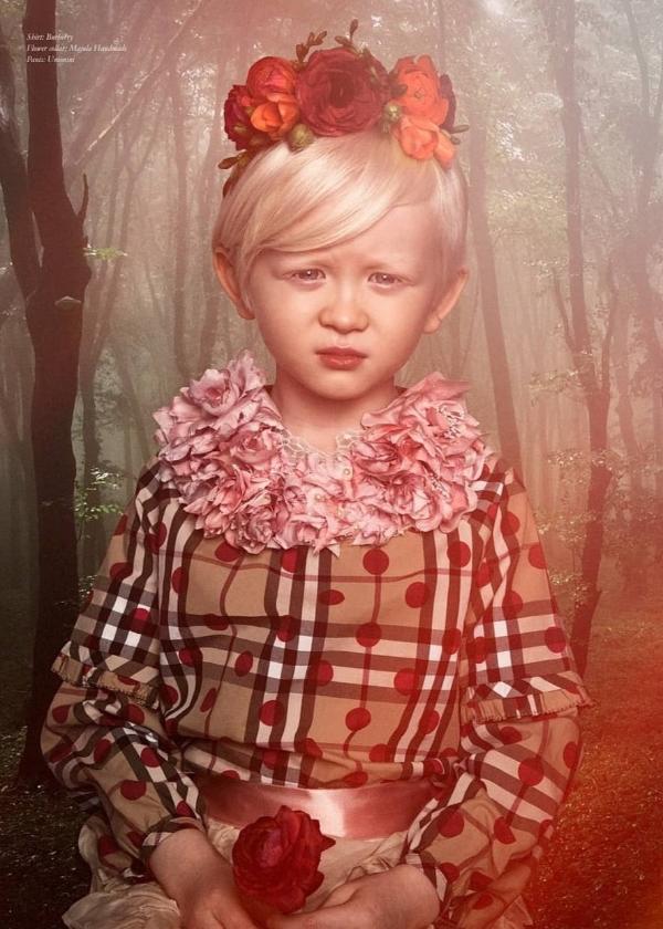 Pastel Pink Silk Flowers Necklace