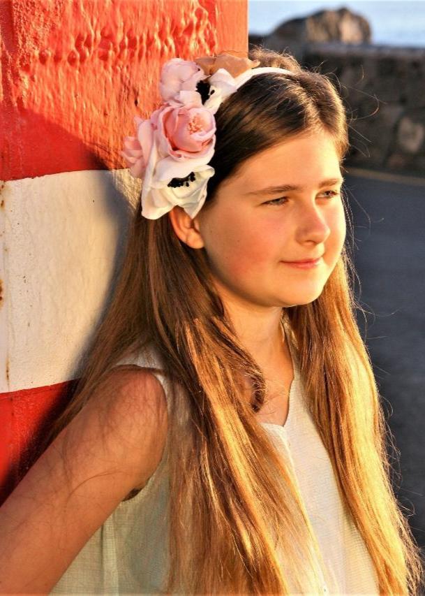 Silk flower's headband - Indian summer-Majulahandmade