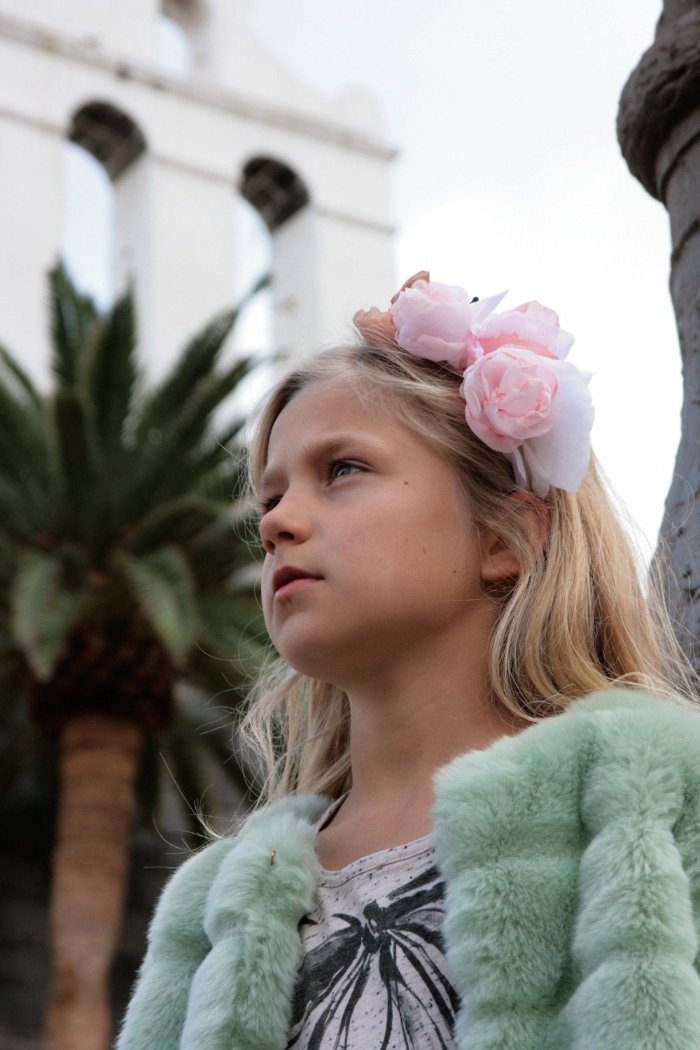 Silk flower's headband - Indian summer -Majulahandmade