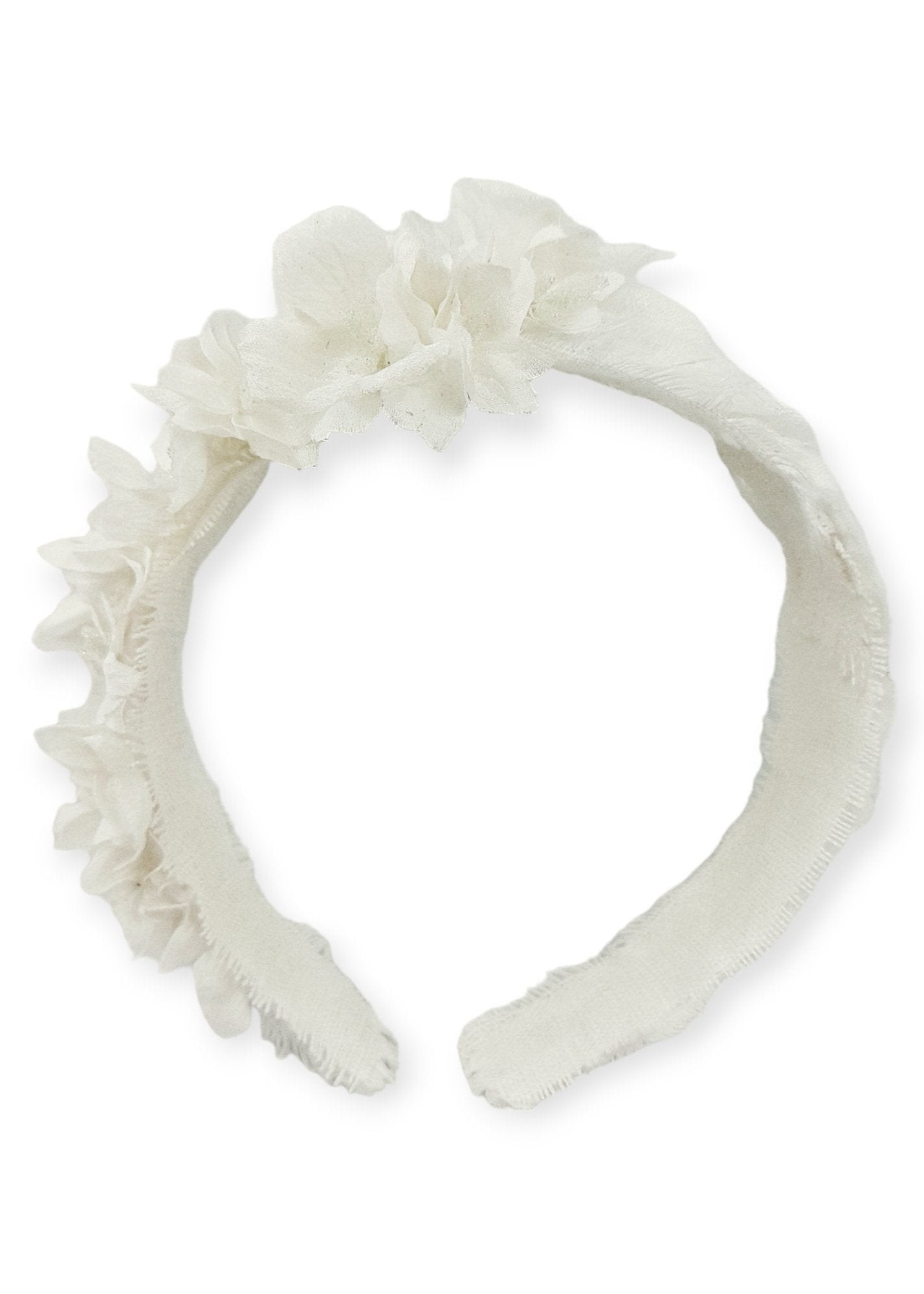 Silk flowers headband for the bride - Jasmine- MajulaHandmade