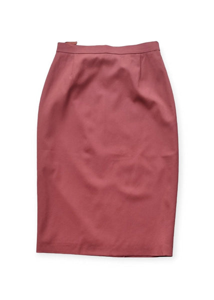 Vintage ESCADA pencil skirt /BROWN - MajulaHandmade