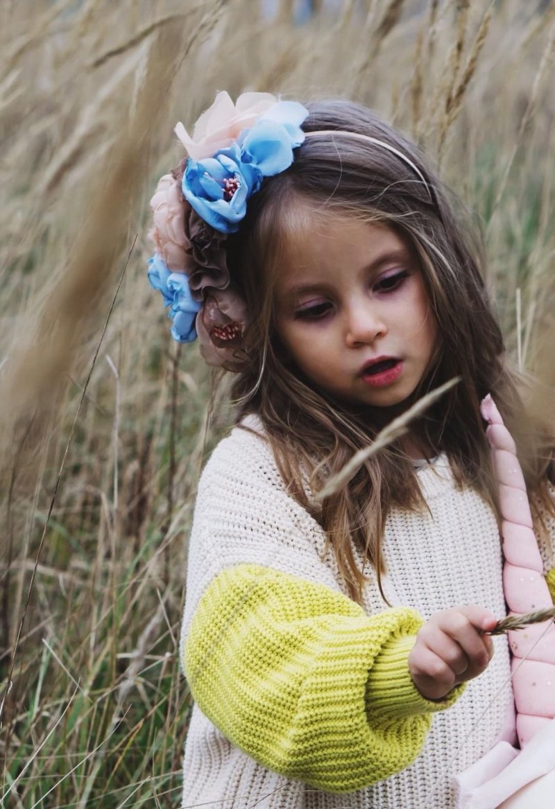 Whimsical flowers headpiece-3 - MajulaHandmade