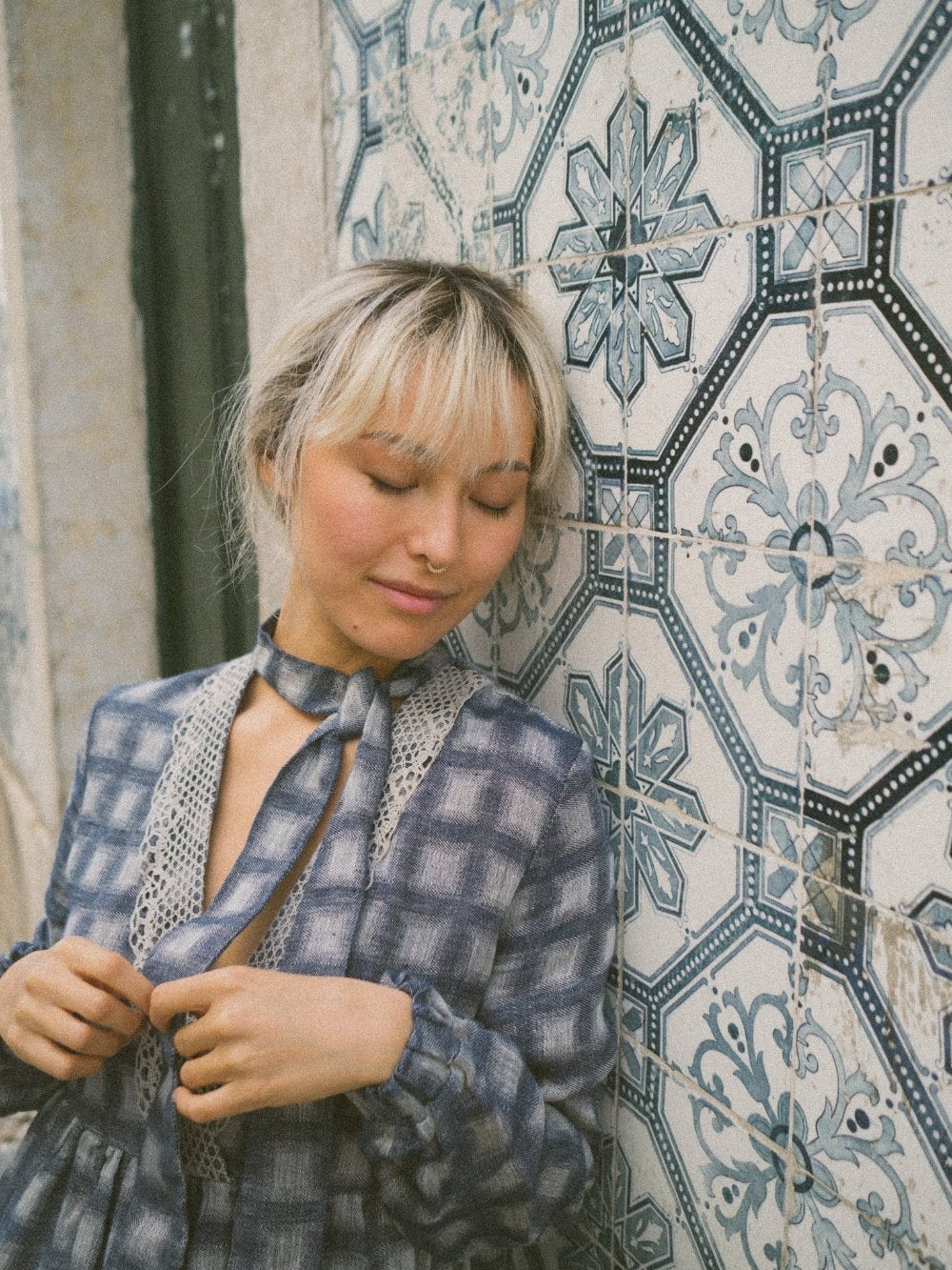 Wide-Fit Linen Dress - PAVEU-11- MajulaHandmade