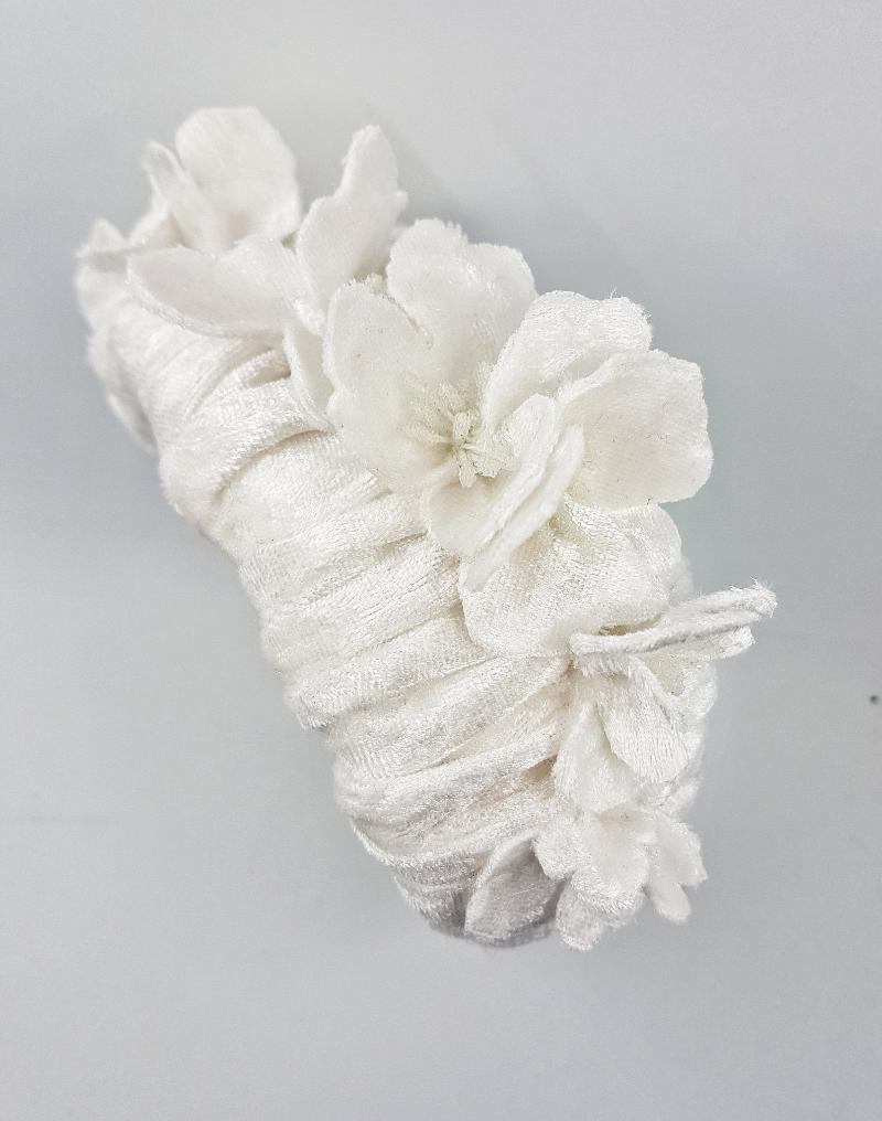 Wide velvet headband-4 - MajulaHandmade