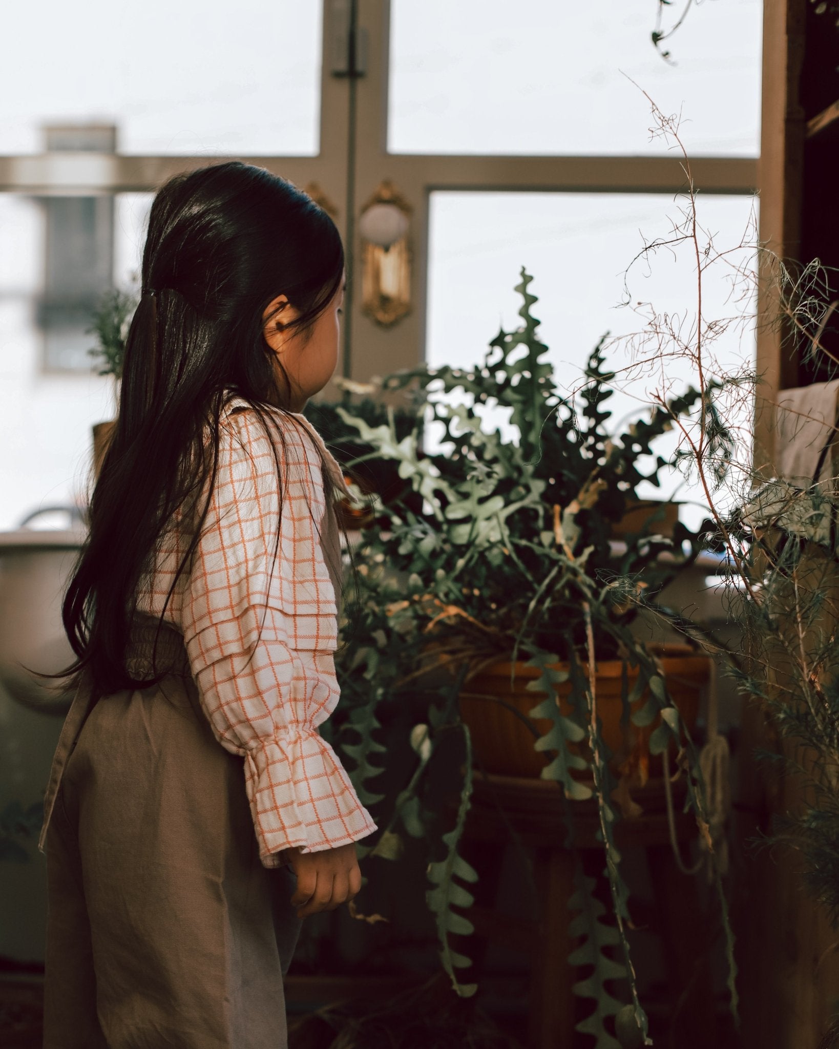 Burned blouse rose - MajulaHandmade