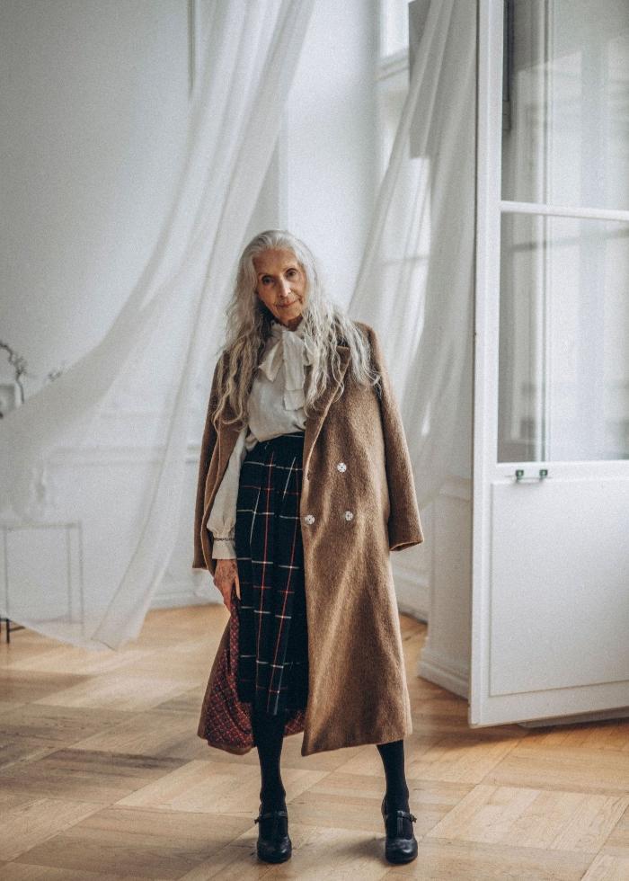 Camel long wool coat - MajulaHandmade