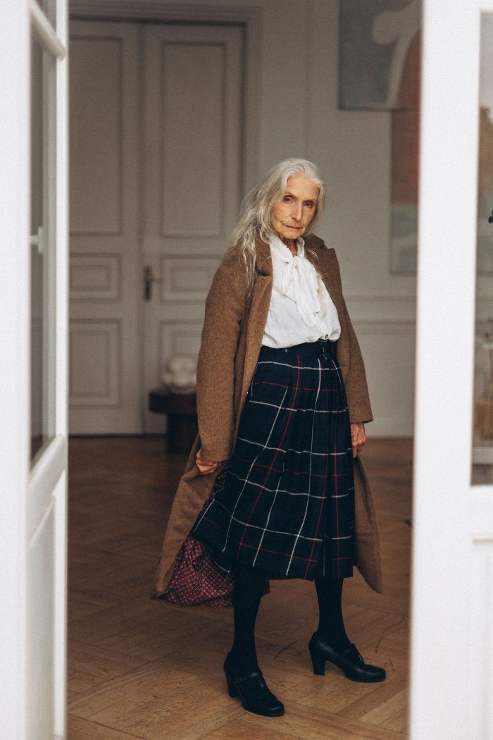 Camel long wool coat - MajulaHandmade