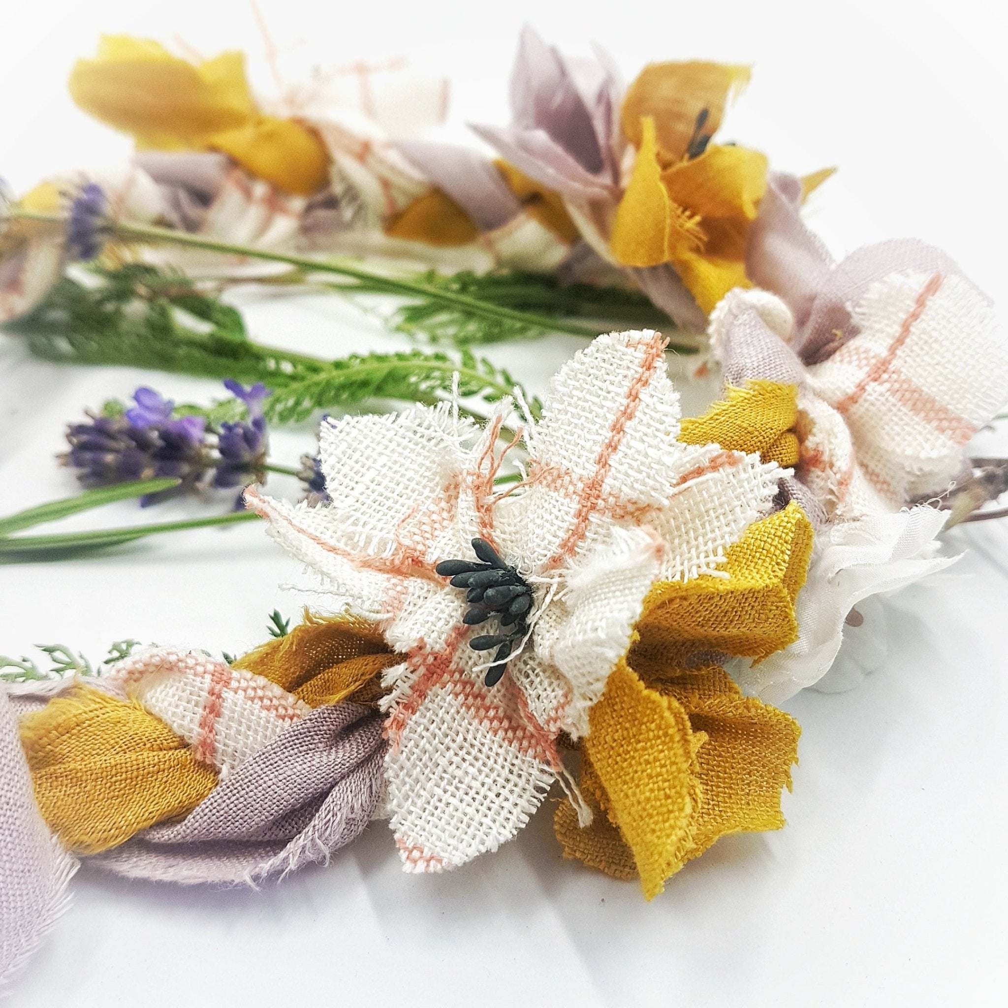 Dreamy fields crown - MajulaHandmade