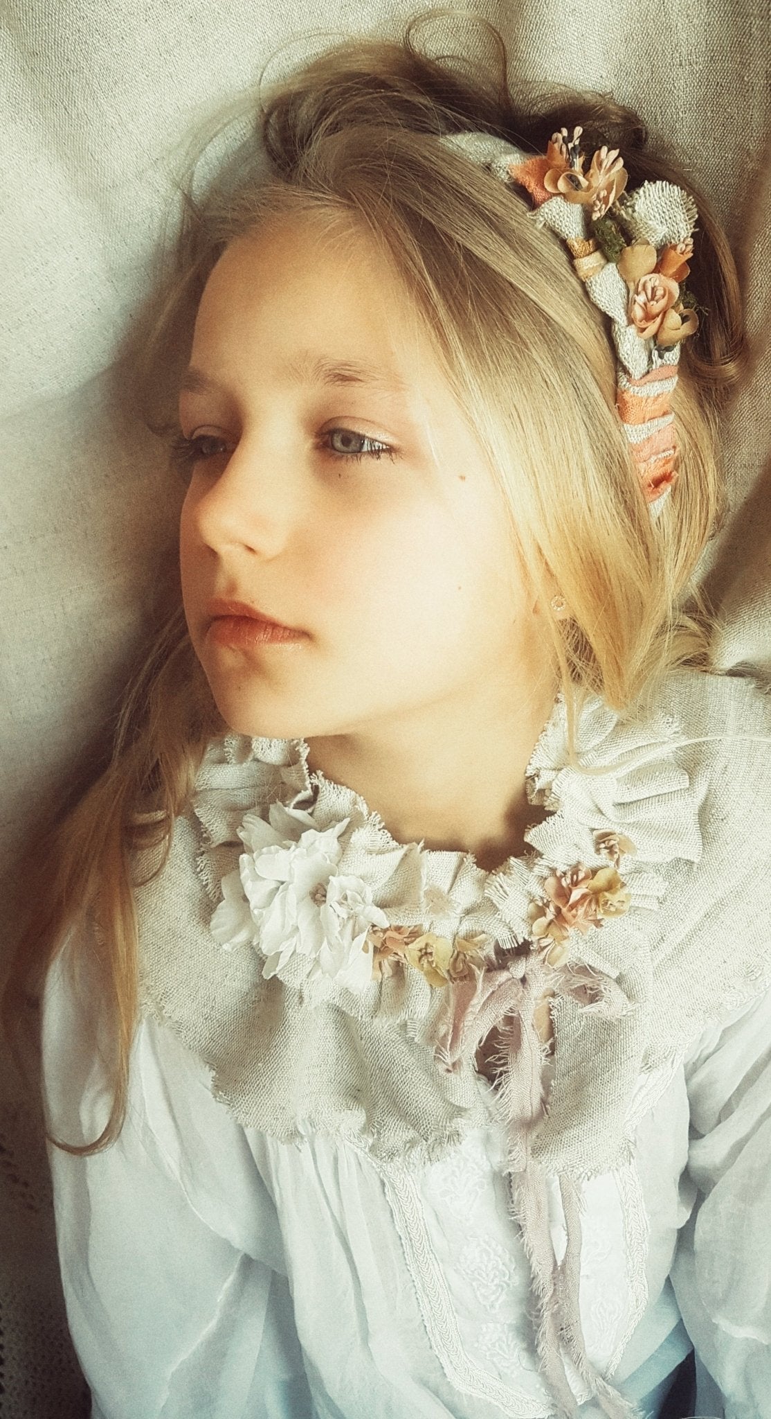 Dried flowers headband - MajulaHandmade