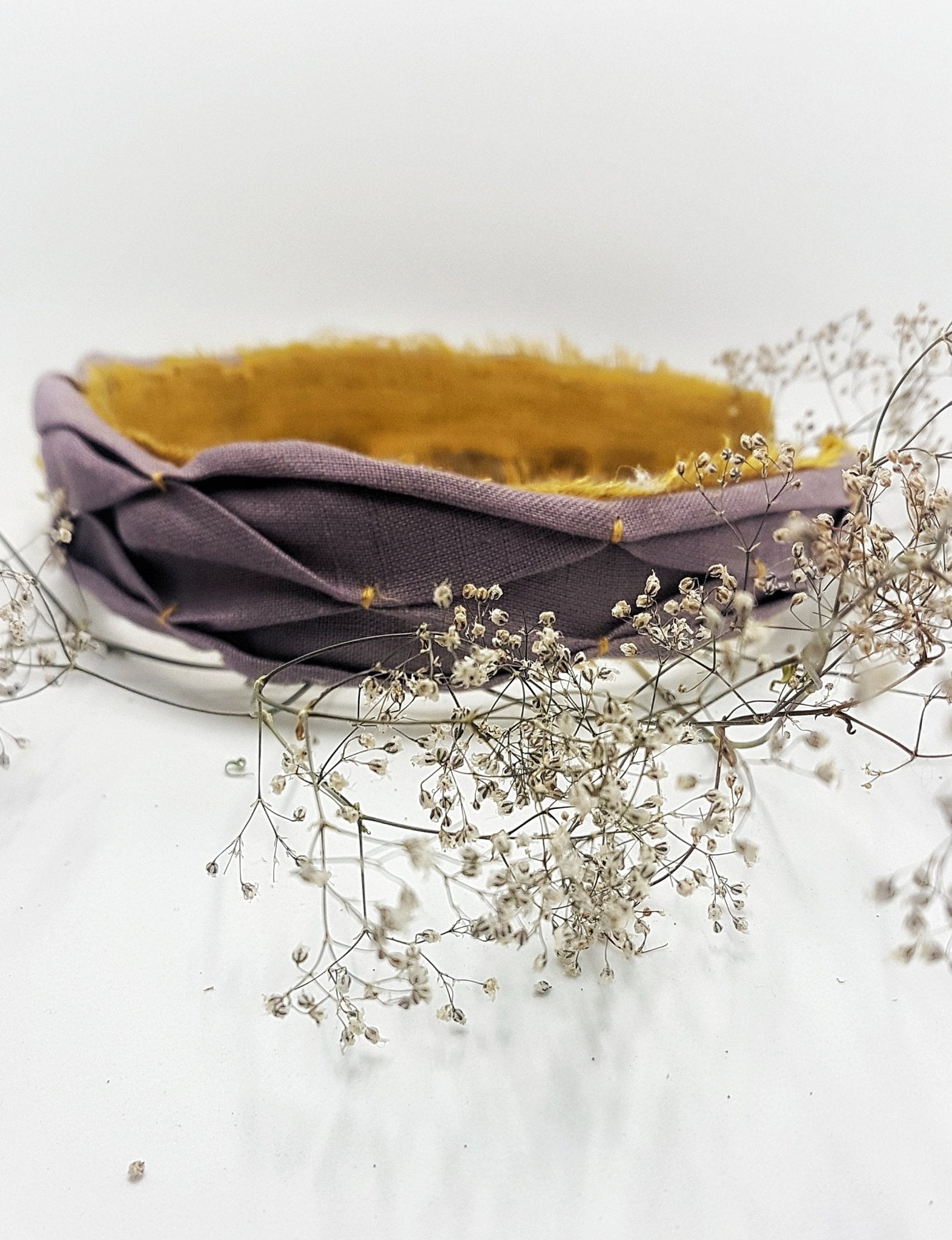 Evening gold headband - MajulaHandmade