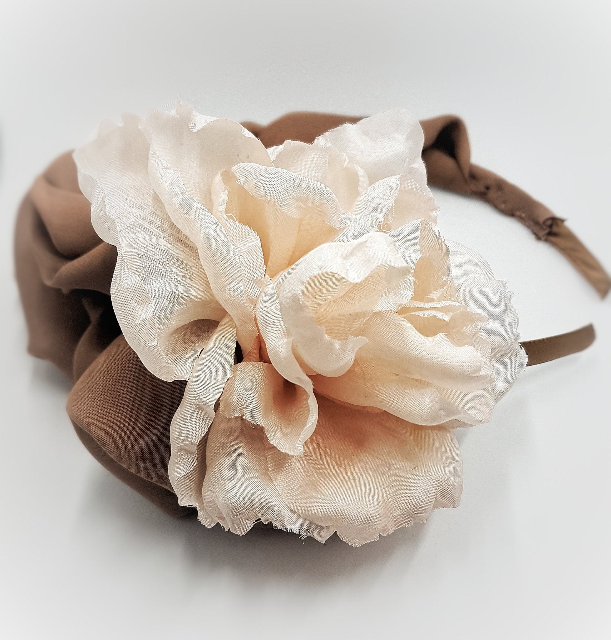 Flower bow headband - MajulaHandmade