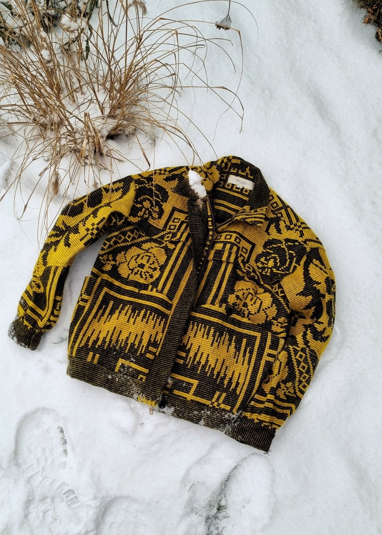 Golden Rose bomber jacket - MajulaHandmade
