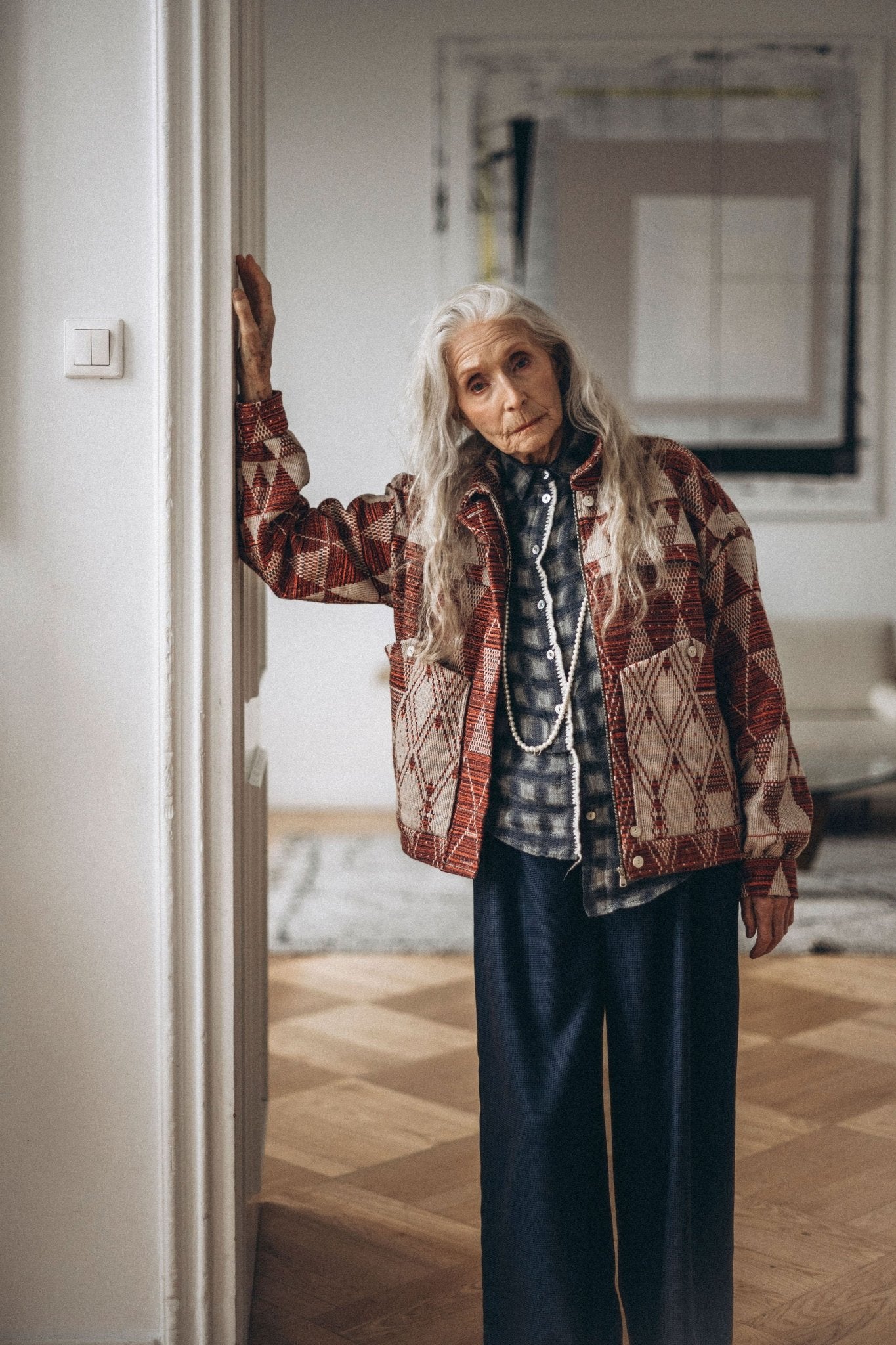 Heritage bomber jacket AGOTA - MajulaHandmade