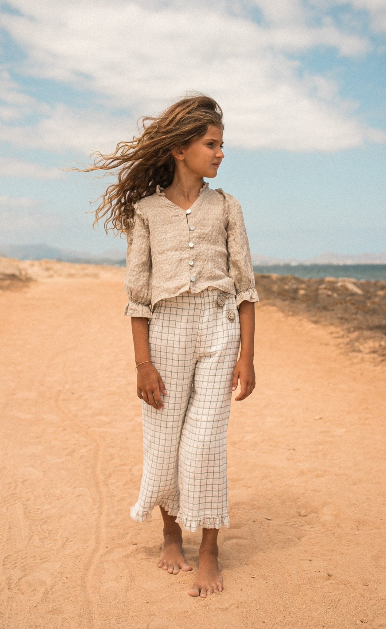 Mint Juli trousers - MajulaHandmade