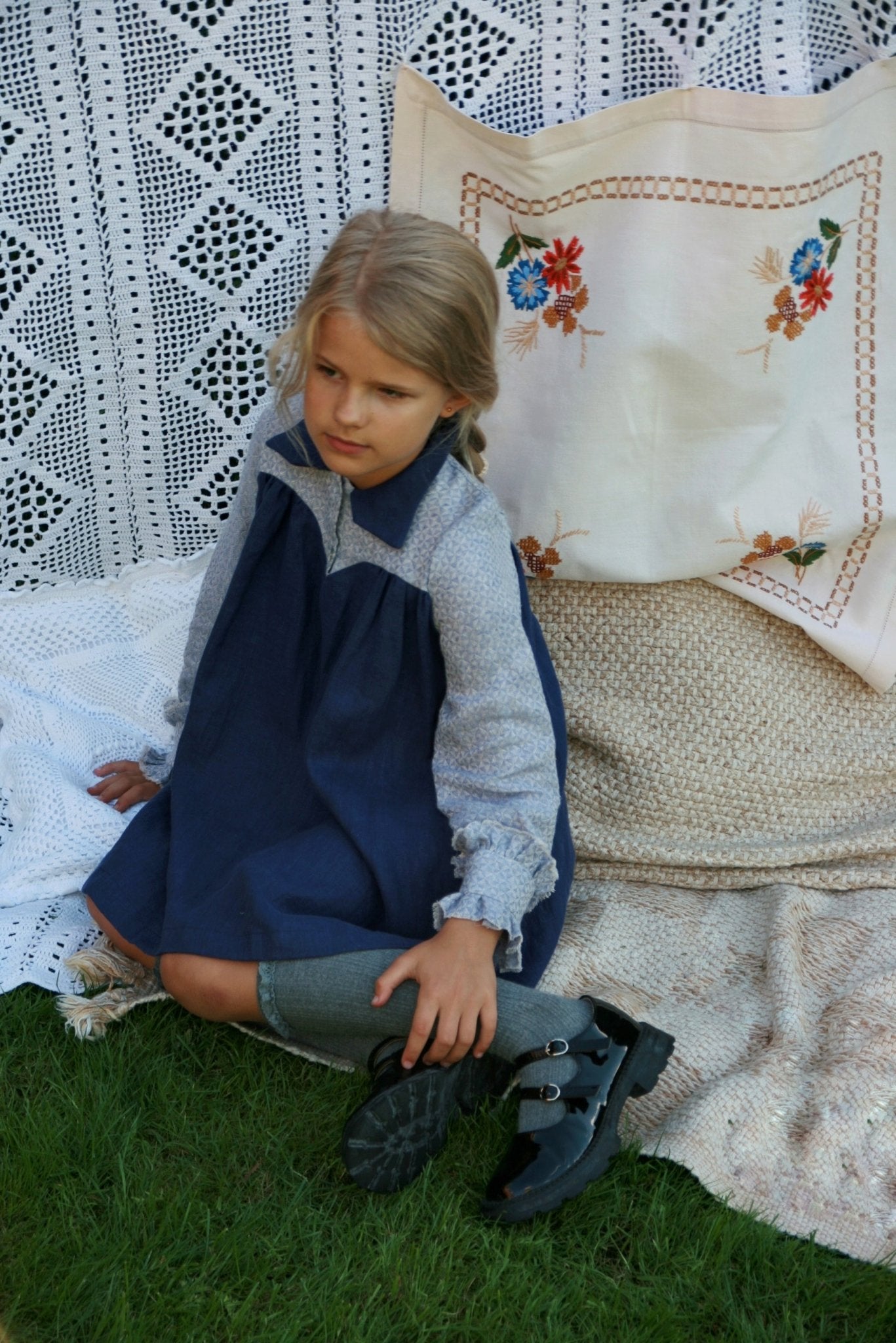 On dress - MajulaHandmade