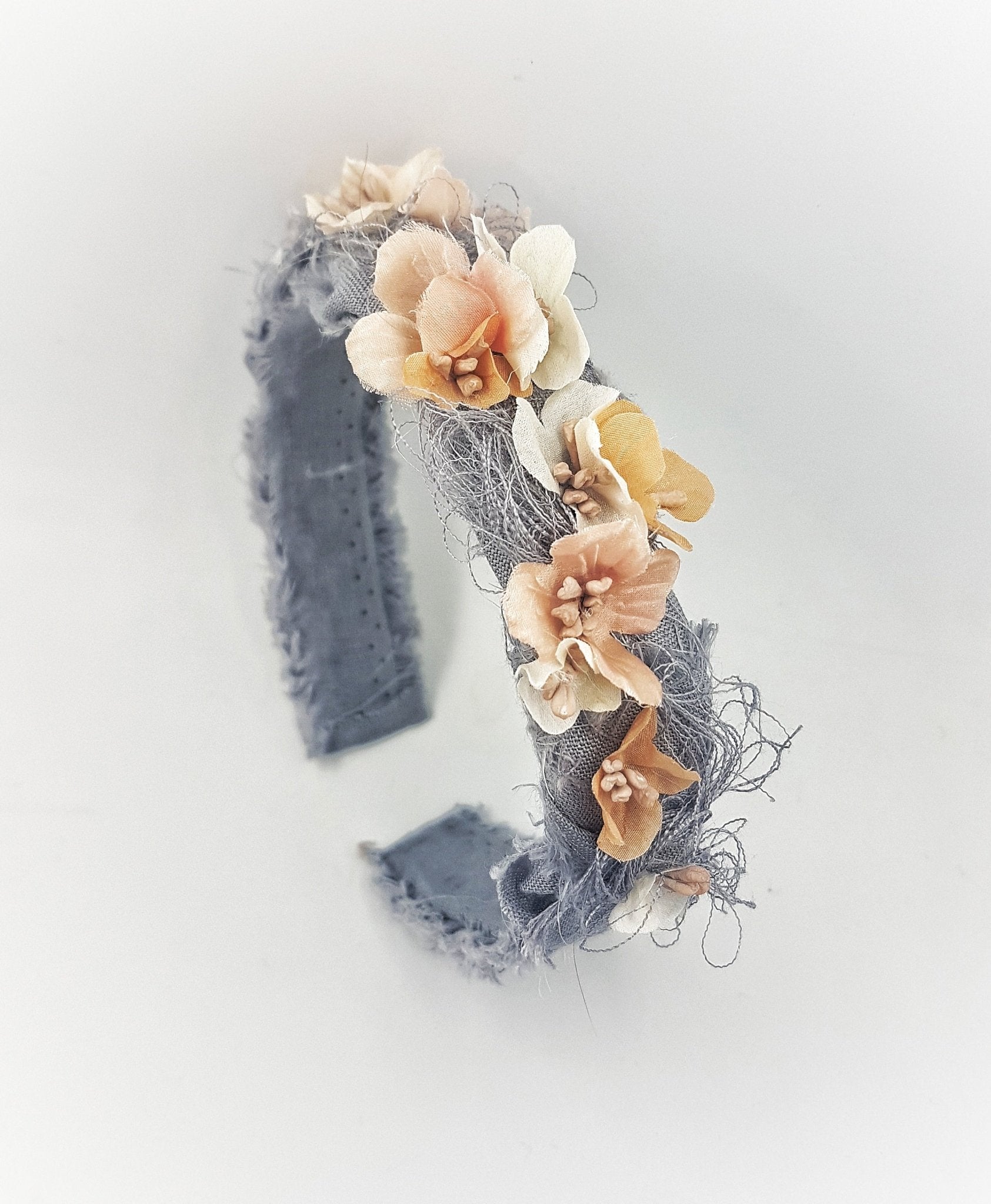 Retro pastel headband - MajulaHandmade