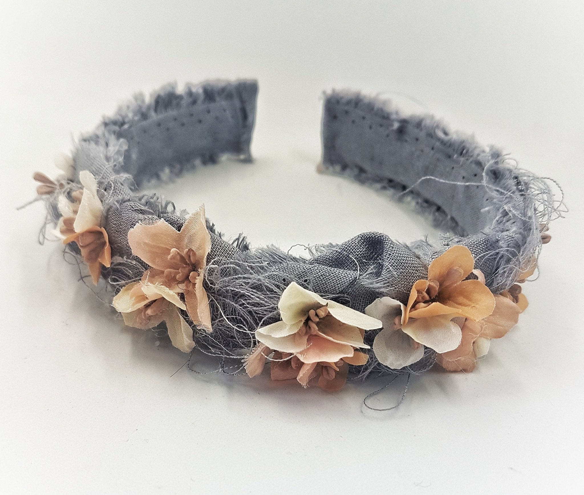 Retro pastel headband - MajulaHandmade