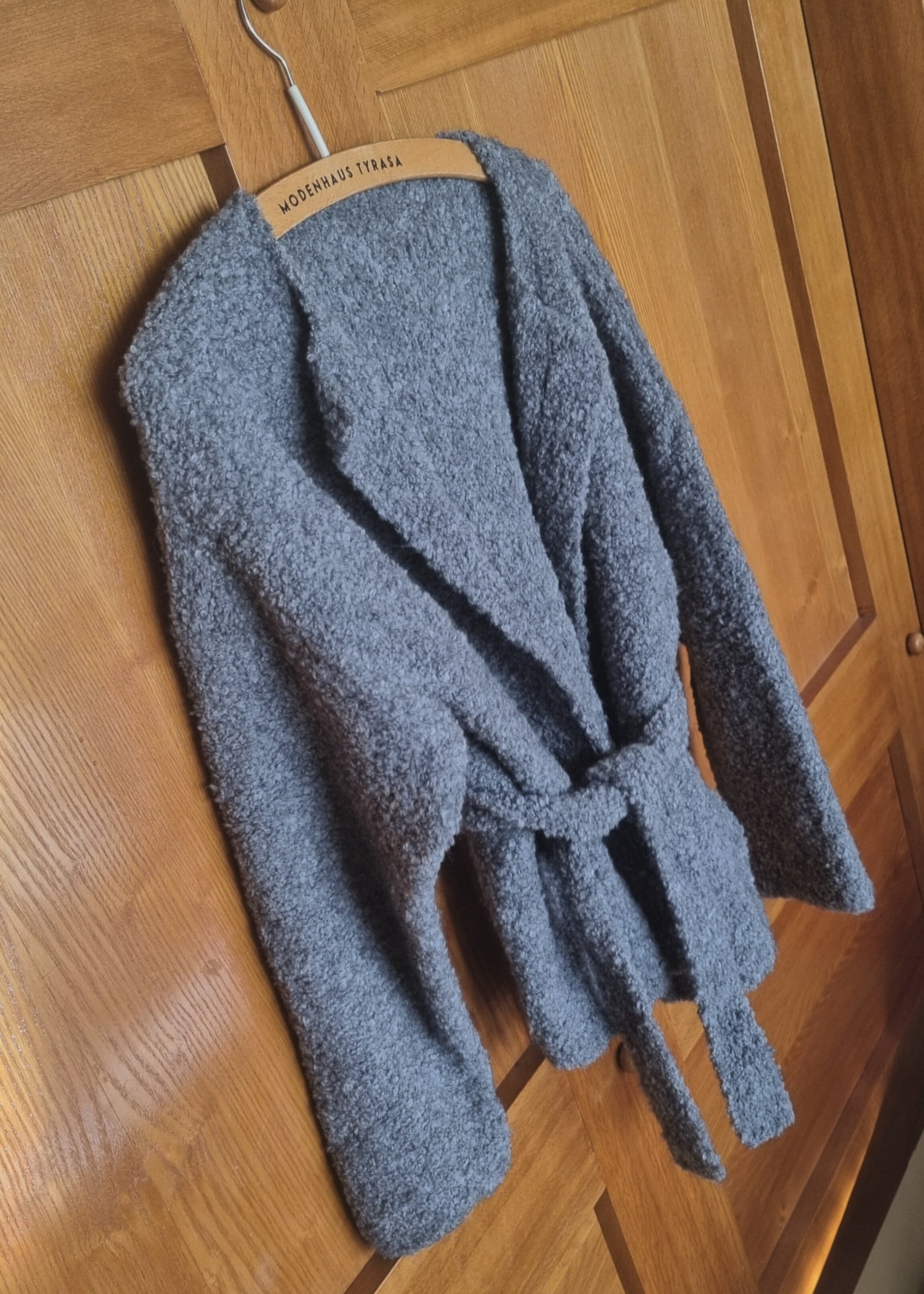 The Émilie Cardigan – Textured Wool Blend