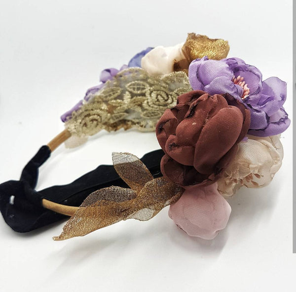 Royal flower headpiece - MajulaHandmade