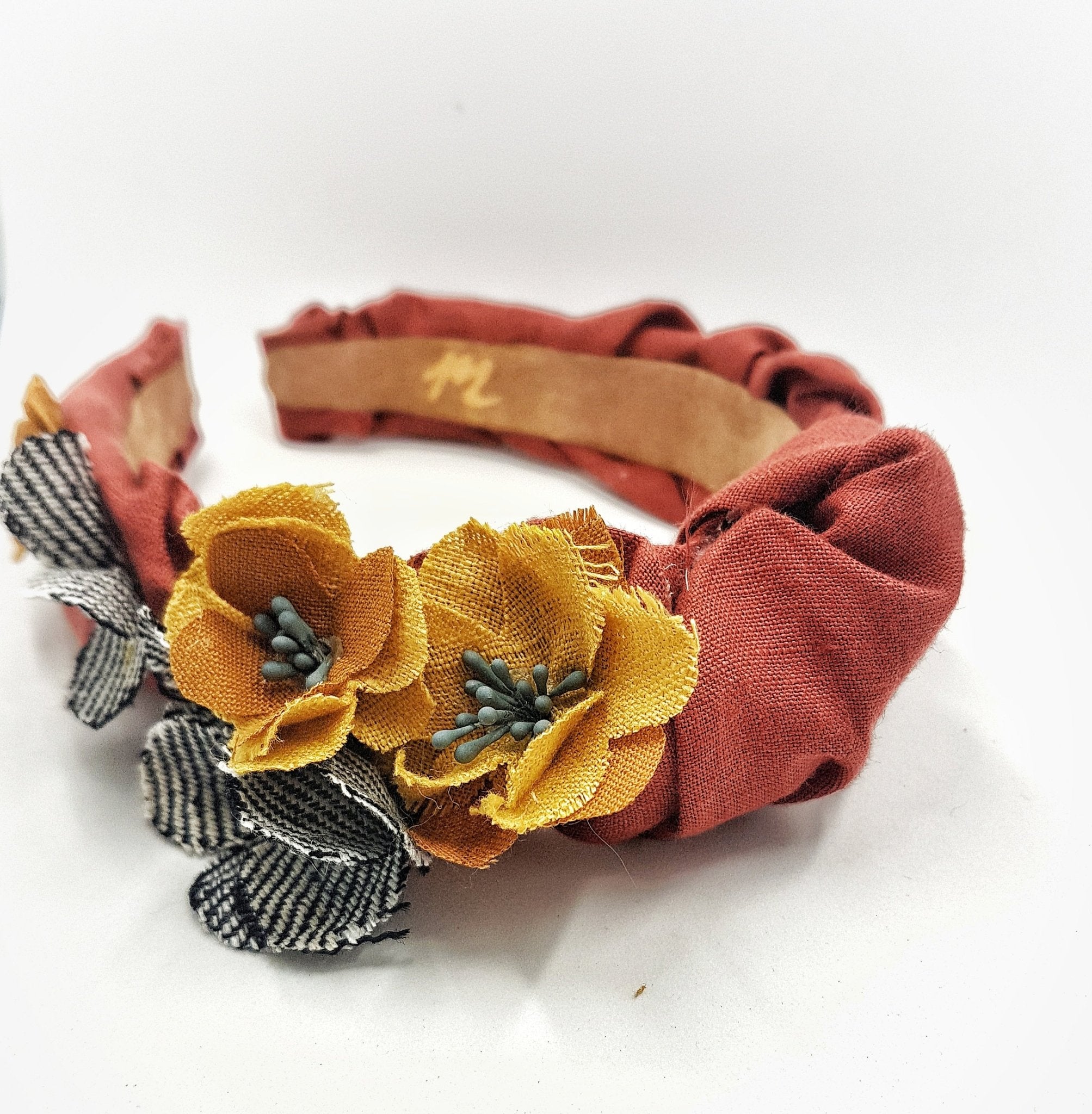 The Flowers wavy headband - MajulaHandmade