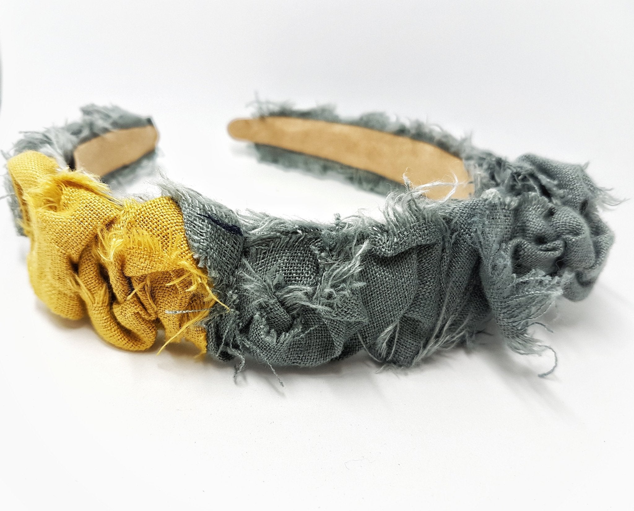 The shabby chic linen headband - MajulaHandmade