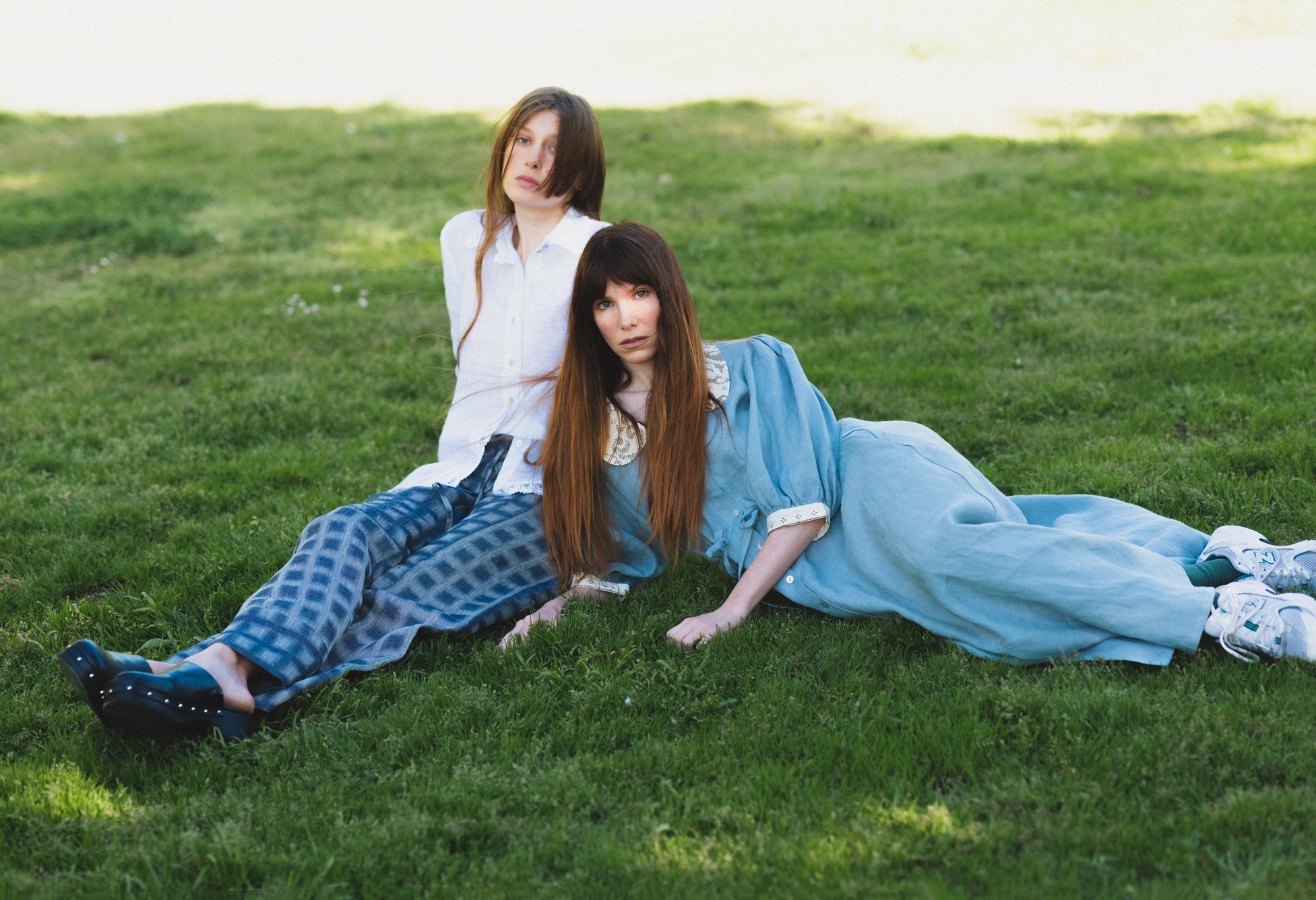 Wide leg plaid pants - GAB - MajulaHandmade