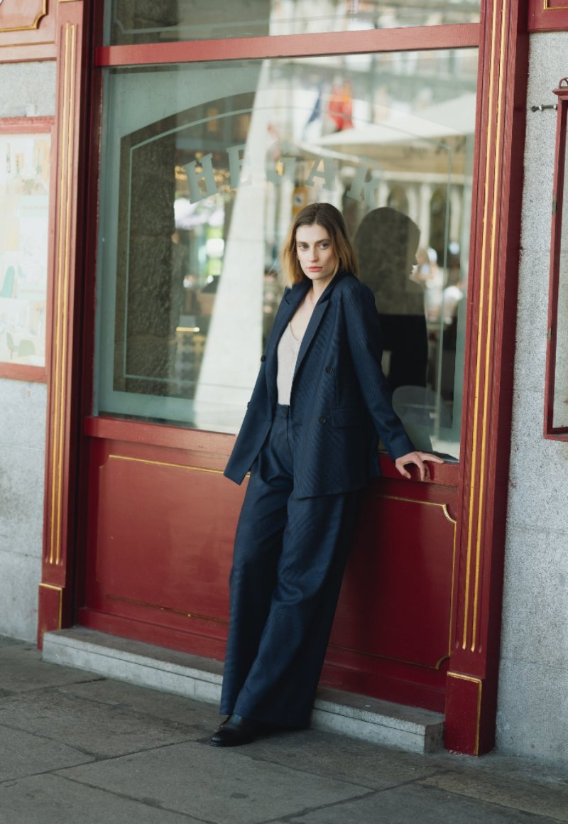Women's wool blazer - KARTA - MajulaHandmade