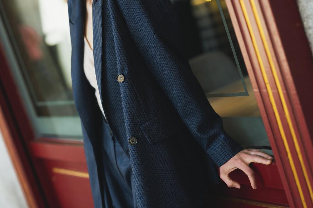 Women's wool blazer - KARTA - MajulaHandmade