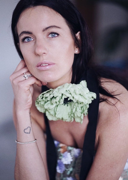 Big silk flower accessory - MajulaHandmade